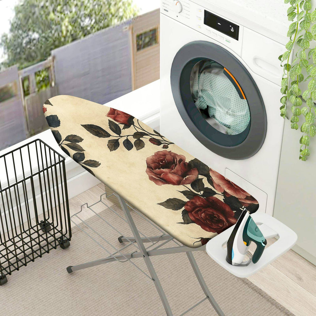 1-Piece Floral Pattern Vintage Retro  Ironing Board Cover, Universal Size, Without Board