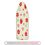 1-Piece Strawberry Floral Heart  Ironing Board Cover, Universal Size, Without Board