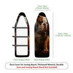 1-Piece Dog Rose Art  Ironing Board Cover, Universal Size, Without Board