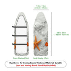 1-Piece Ocean Starfish Clownfish  Ironing Board Cover, Universal Size, Without Board