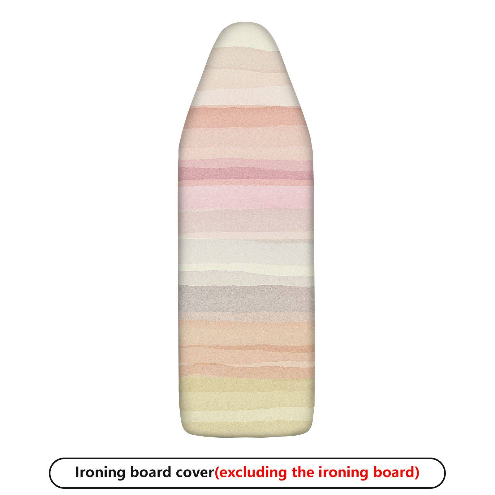 1-Piece Pastel Striped Gradient  Ironing Board Cover, Universal Size, Without Board