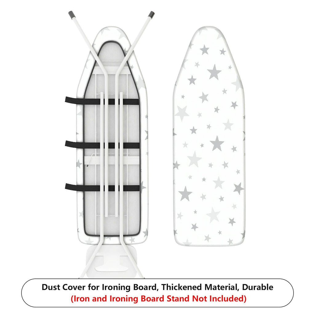 1-Piece Star Pattern Grey Starry Night  Ironing Board Cover, Universal Size, Without Board