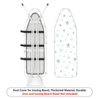 1-Piece Star Pattern Grey Starry Night  Ironing Board Cover, Universal Size, Without Board