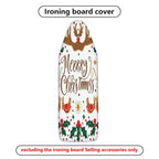 1-Piece Christmas Reindeer Holly  Ironing Board Cover, Universal Size, Without Board