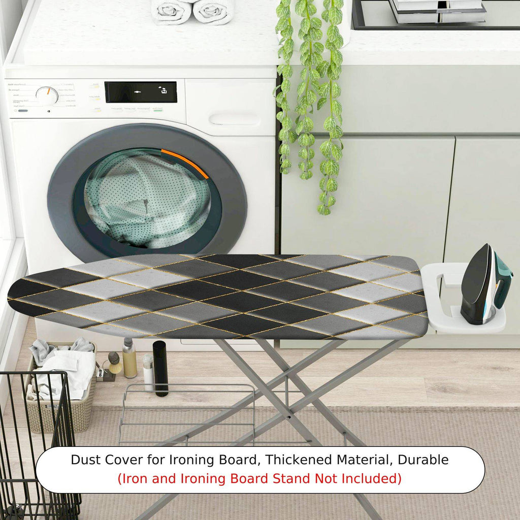 1-Piece Geometric Striped Pattern  Ironing Board Cover, Universal Size, Without Board