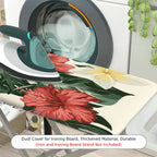 1-Piece Tropical Floral Hibiscus  Ironing Board Cover, Universal Size, Without Board