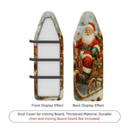 1-Piece Santa Claus Reindeer Sleigh  Ironing Board Cover, Universal Size, Without Board