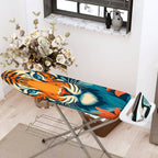 1-Piece Tiger Animal Floral  Ironing Board Cover, Universal Size, Without Board