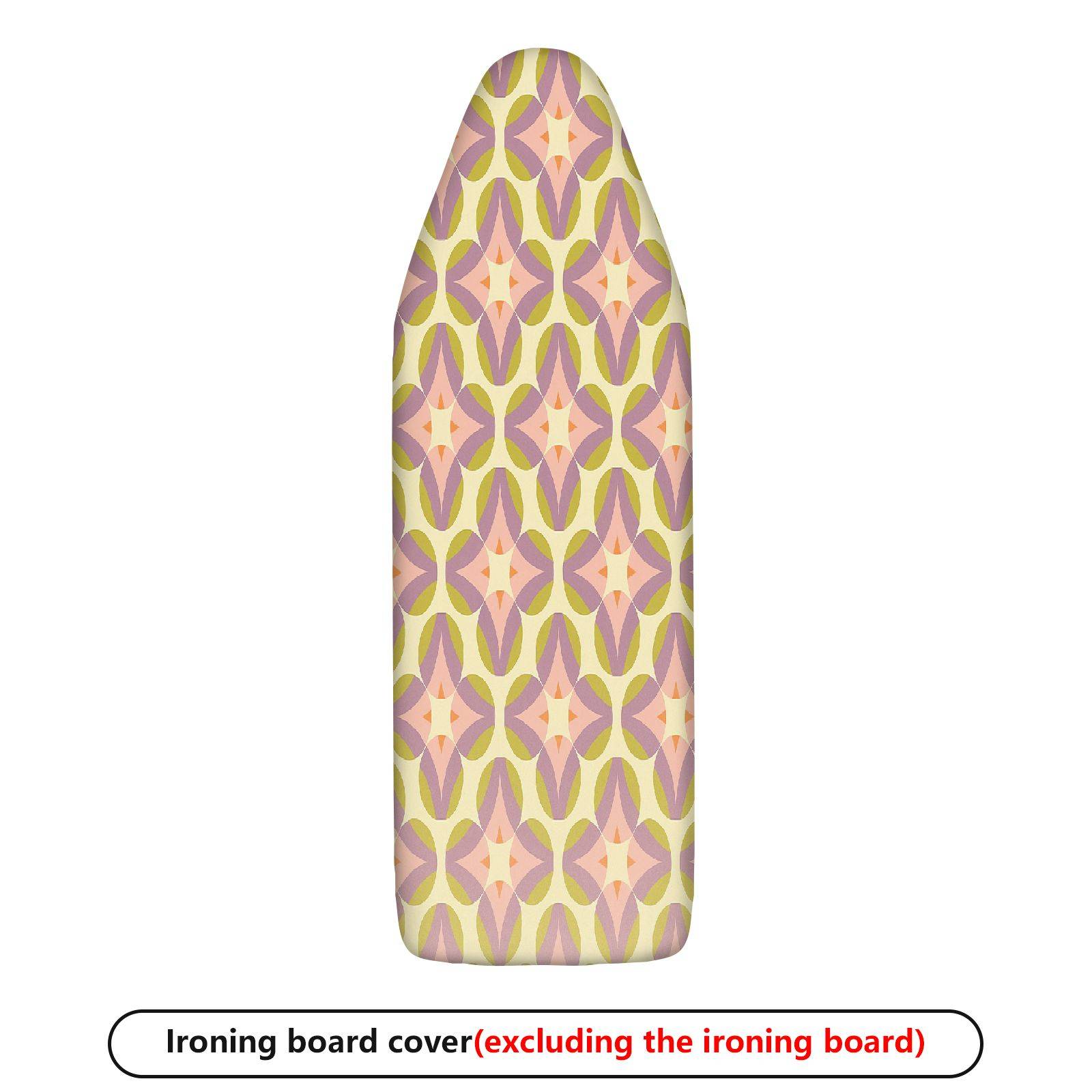 1-Piece Geometric Floral Star Pattern  Ironing Board Cover, Universal Size, Without Board