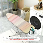 1-Piece Pastel Striped Gradient  Ironing Board Cover, Universal Size, Without Board