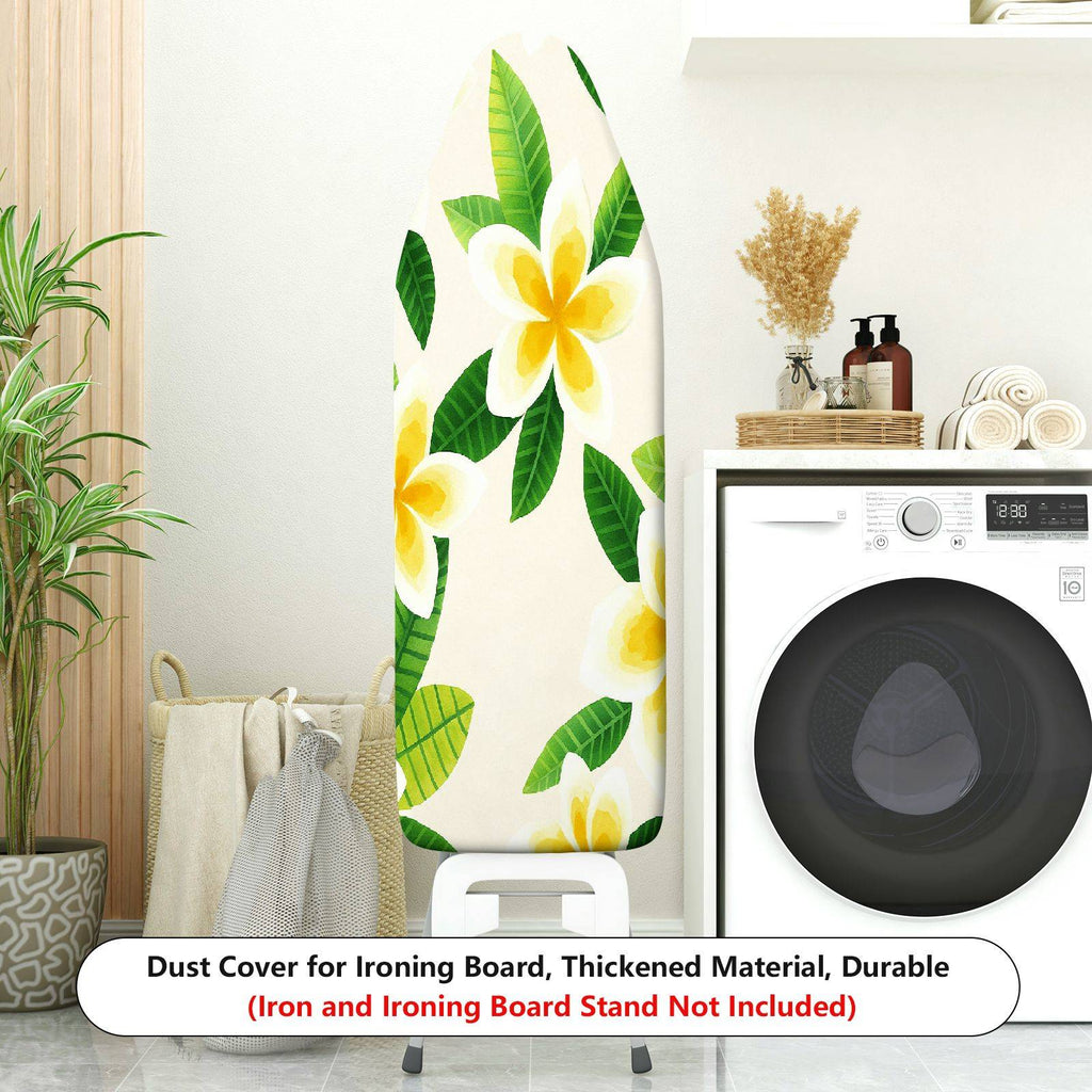1-Piece Floral Leaf Tropical  Ironing Board Cover, Universal Size, Without Board