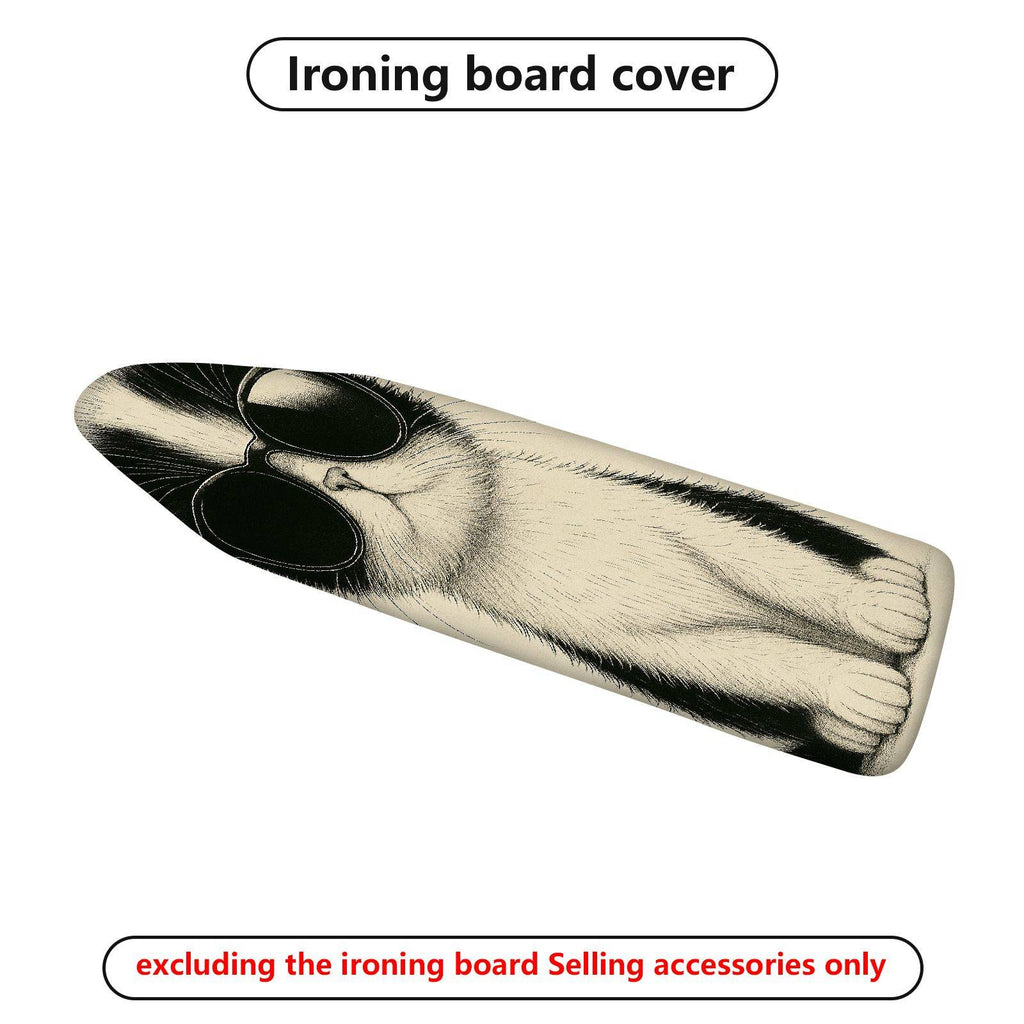 1-Piece Cat Sunglasses Trendy  Ironing Board Cover, Universal Size, Without Board