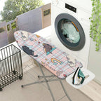 1-Piece Cat Unicorn Rainbow  Ironing Board Cover, Universal Size, Without Board