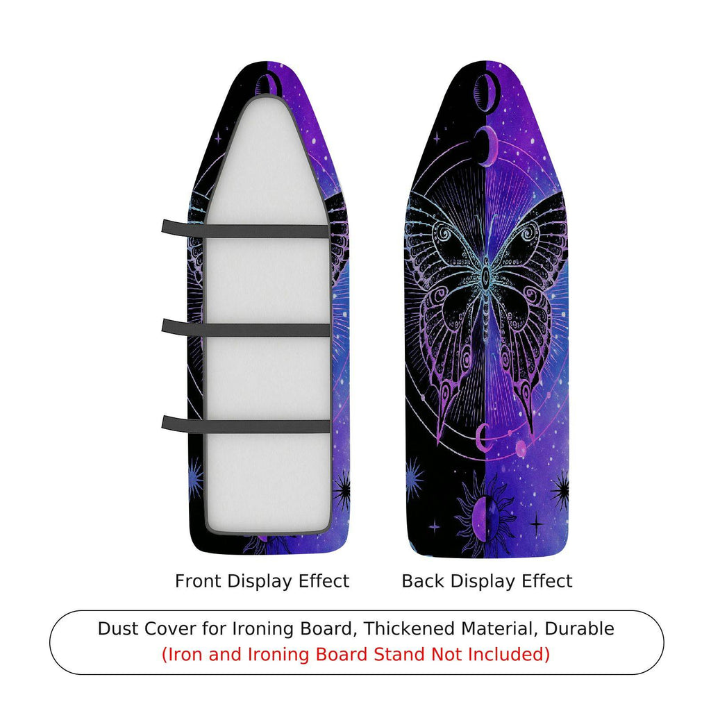 1-Piece Butterfly Galaxy Stars  Ironing Board Cover, Universal Size, Without Board
