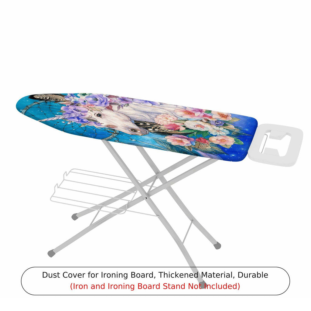 1-Piece Unicorn Floral Dreamcatcher  Ironing Board Cover, Universal Size, Without Board