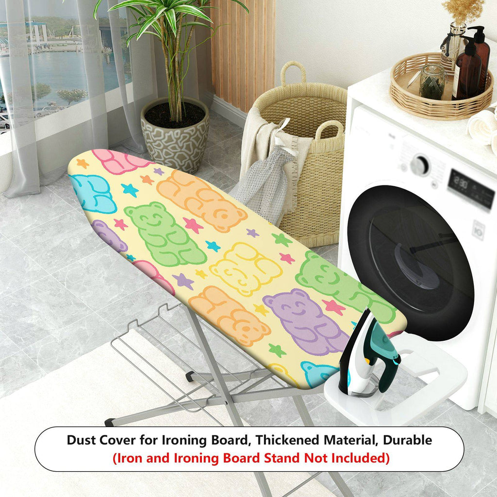 1-Piece Bear Star Colorful  Ironing Board Cover, Universal Size, Without Board