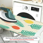 1-Piece Christmas Leaf Ornament Retro  Ironing Board Cover, Universal Size, Without Board