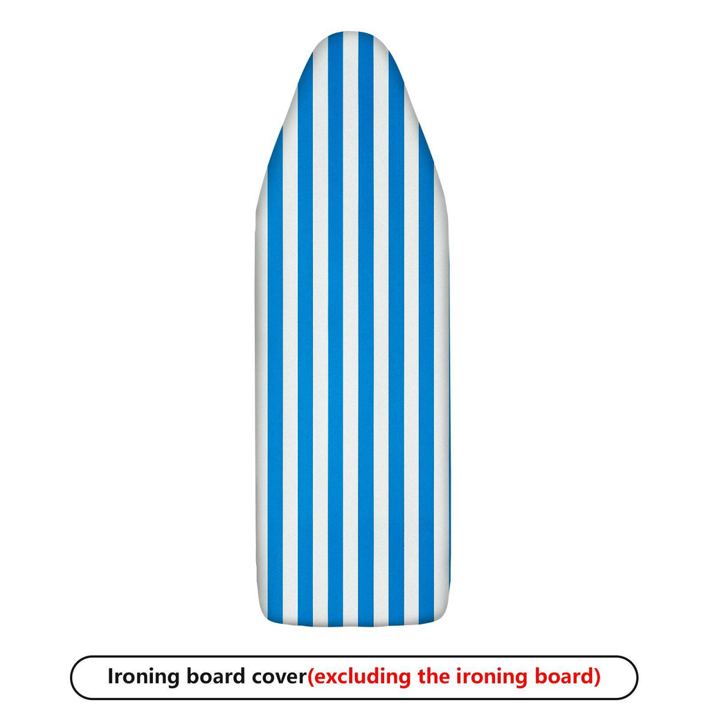 1-Piece Striped Blue Pattern Trendy Modern  Ironing Board Cover, Universal Size, Without Board