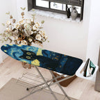 1-Piece Starry Night Cat Artistic  Ironing Board Cover, Universal Size, Without Board