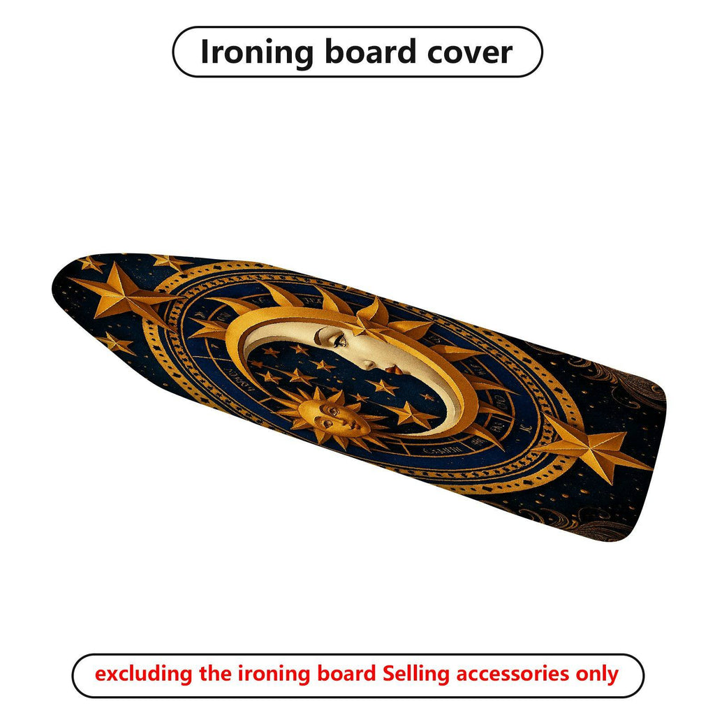 1-Piece Moon Star Galaxy  Ironing Board Cover, Universal Size, Without Board