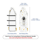 1-Piece Astronaut Spaceship Stars  Ironing Board Cover, Universal Size, Without Board