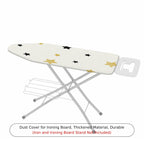 1-Piece Star Black Gold  Ironing Board Cover, Universal Size, Without Board
