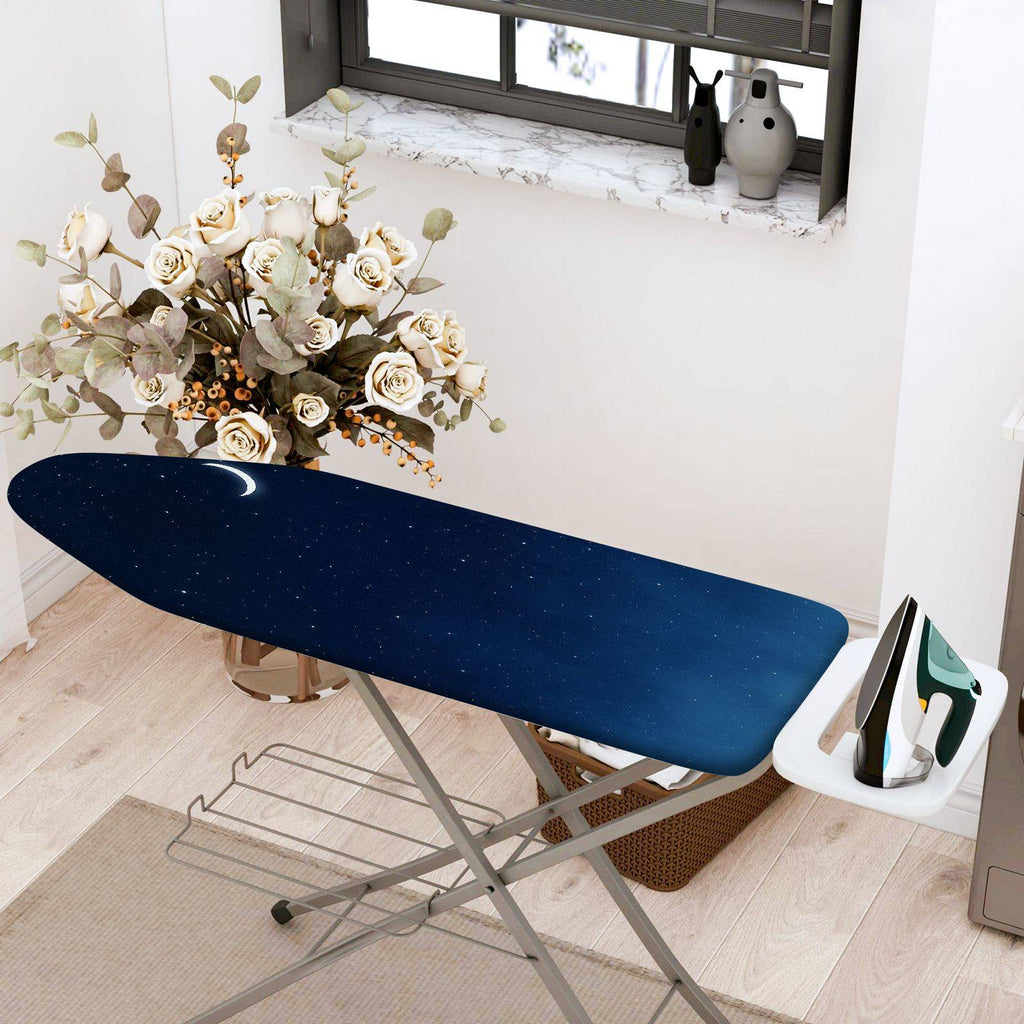 1-Piece Starry Night Sky Moon  Ironing Board Cover, Universal Size, Without Board