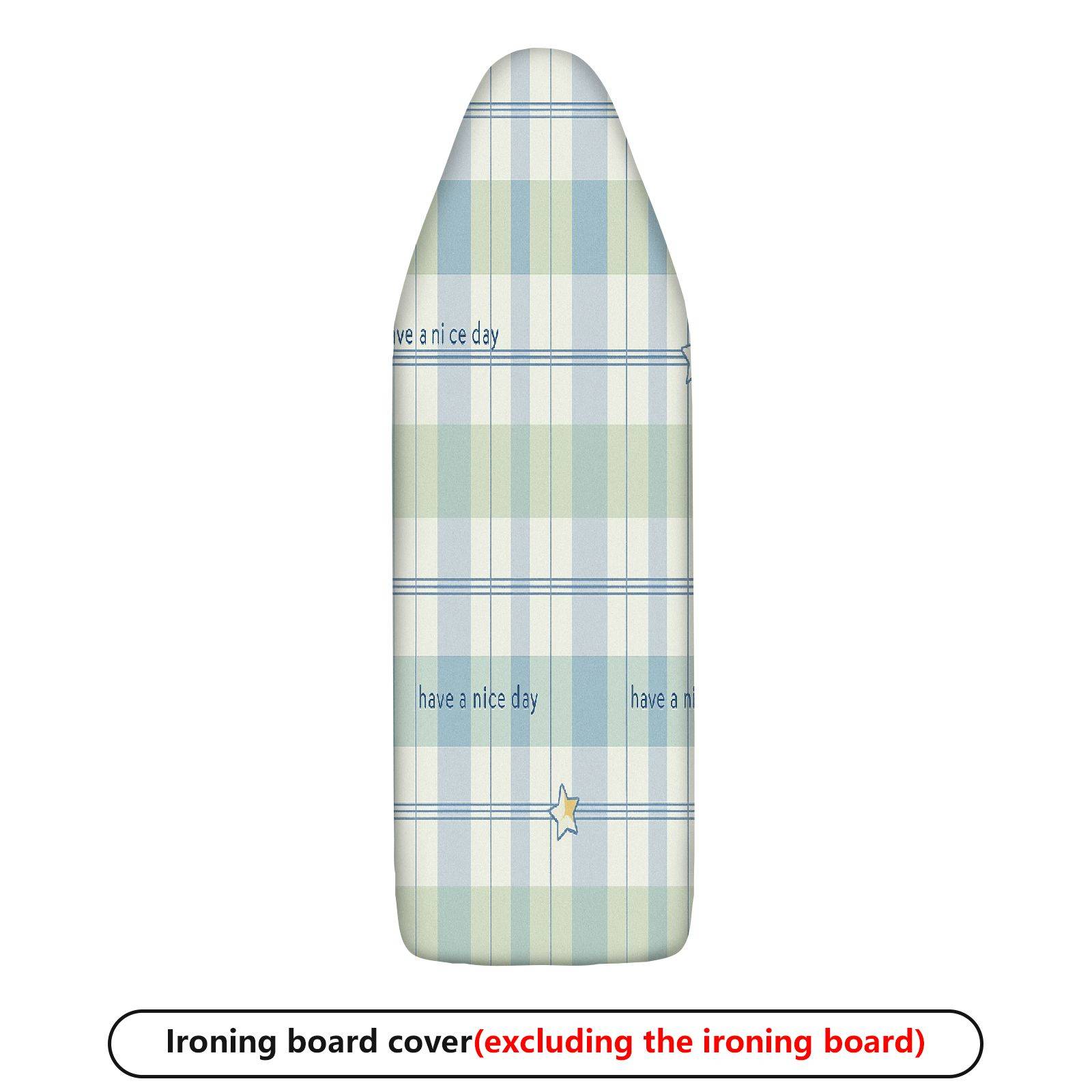 1-Piece Plaid Star Nice Day  Ironing Board Cover, Universal Size, Without Board