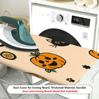 1-Piece Halloween Cat Pumpkin  Ironing Board Cover, Universal Size, Without Board