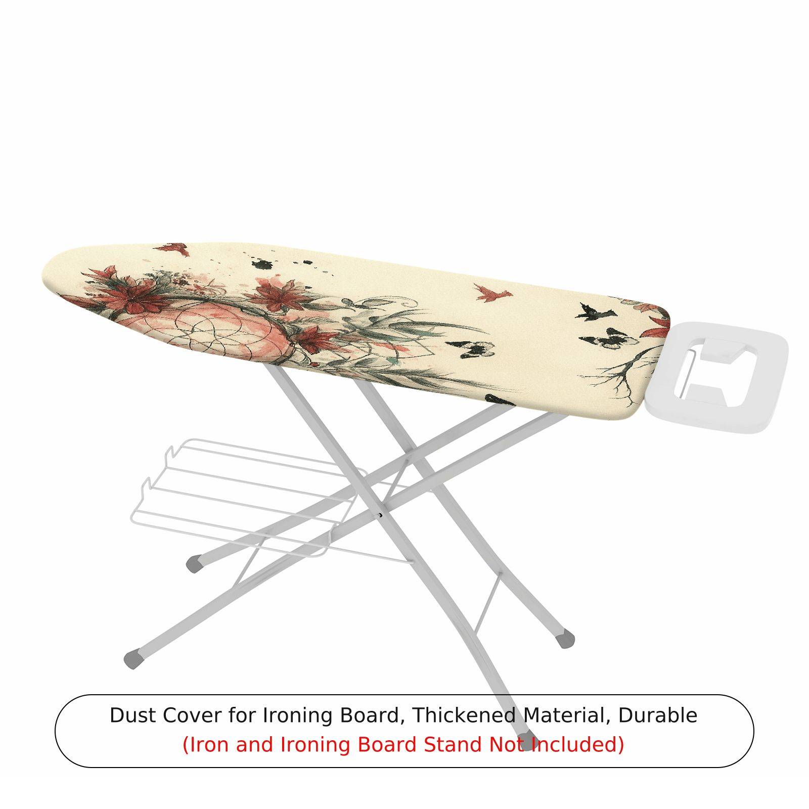 1-Piece Floral Dreamcatcher Butterfly  Ironing Board Cover, Universal Size, Without Board