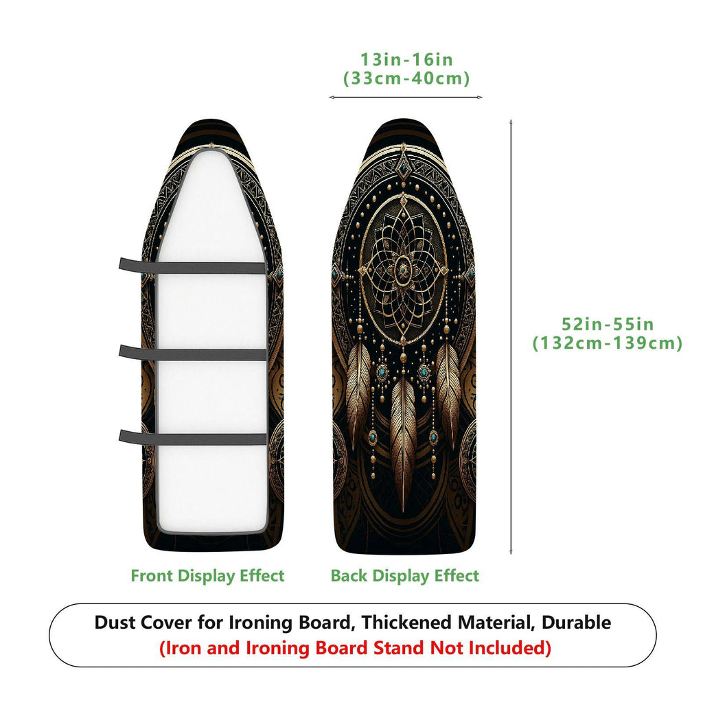 1-Piece Feather Dreamcatcher Bohemian  Ironing Board Cover, Universal Size, Without Board