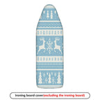 1-Piece Christmas Elk Snowflake Tree  Ironing Board Cover, Universal Size, Without Board