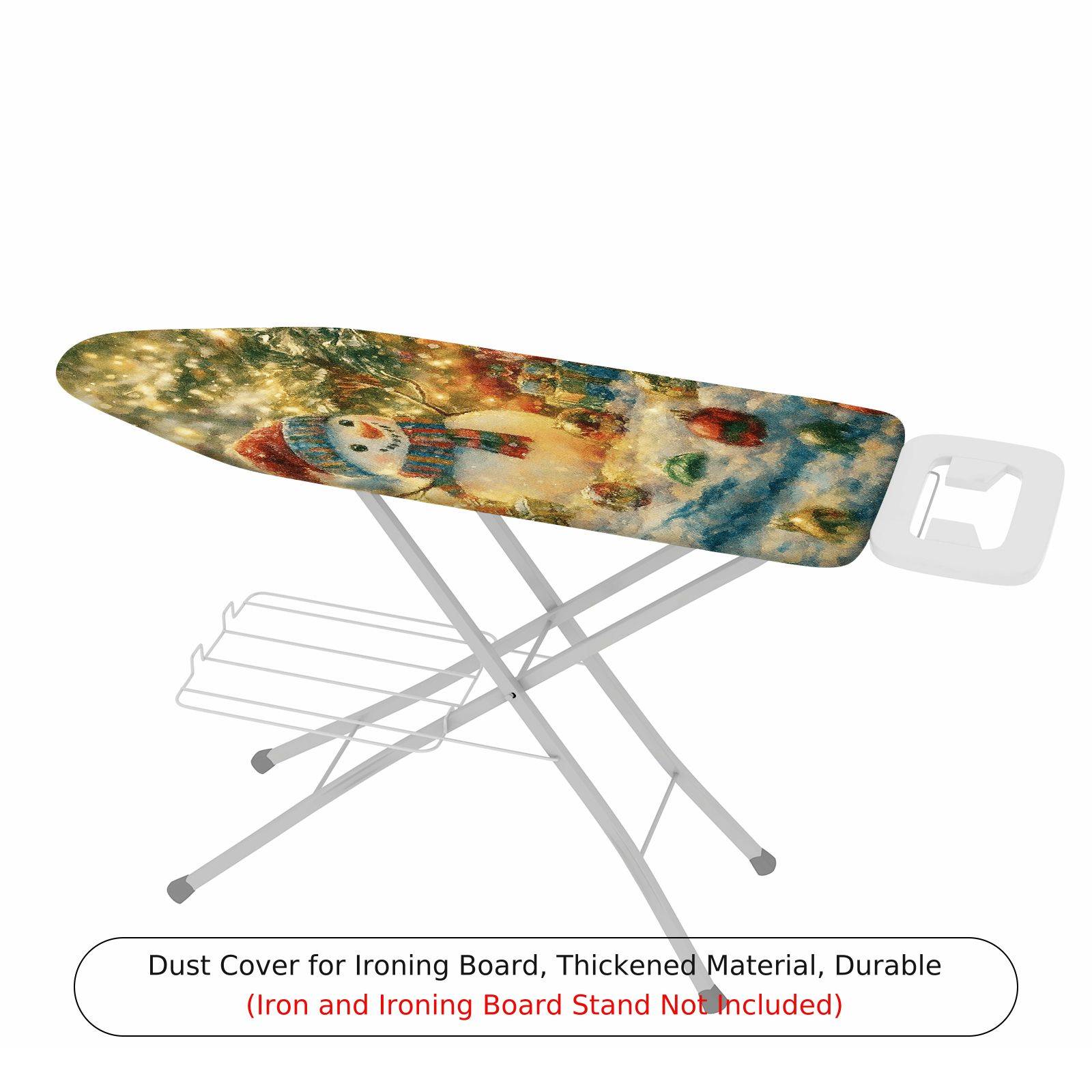 1-Piece Snowman Christmas Winter  Ironing Board Cover, Universal Size, Without Board