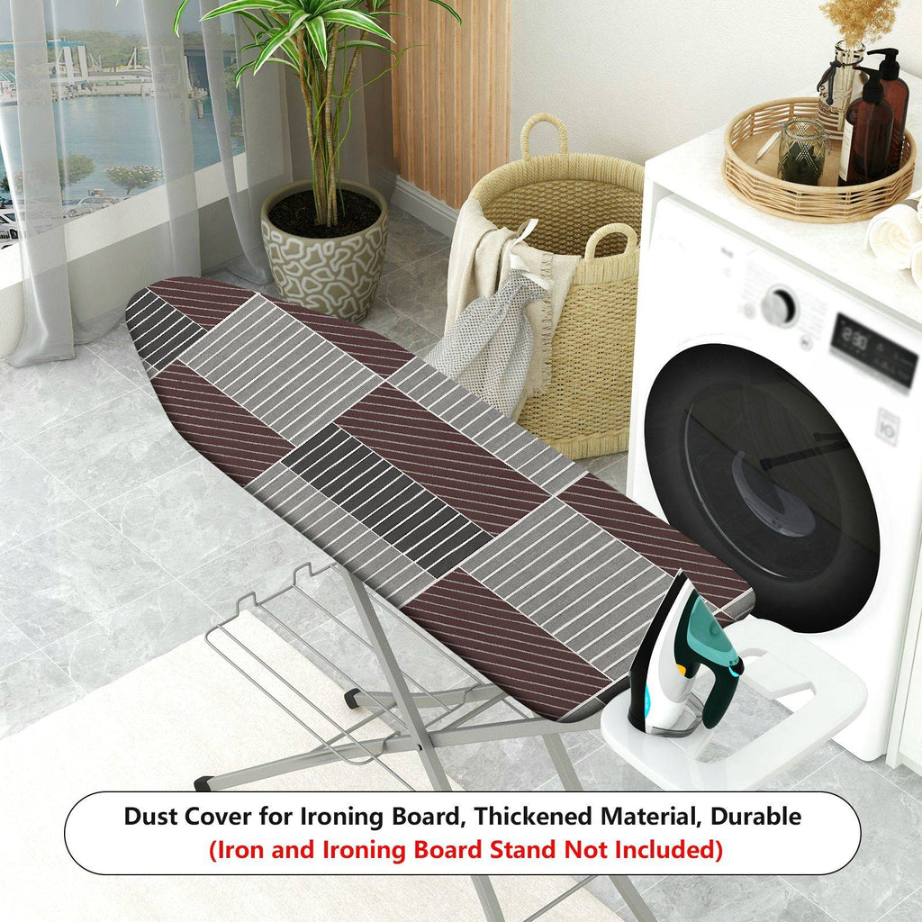 1-Piece Striped Geometric Modern  Ironing Board Cover, Universal Size, Without Board