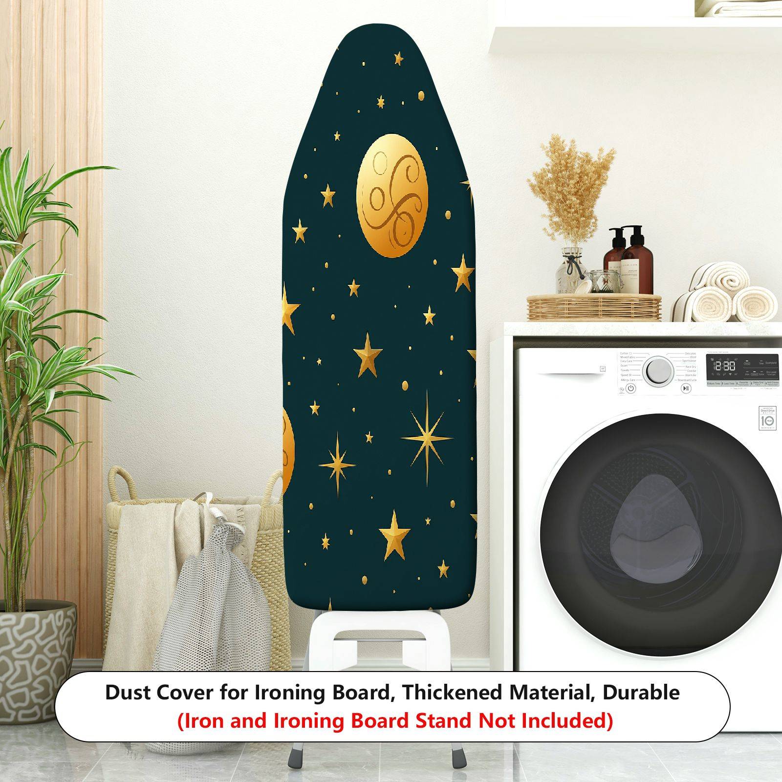 1-Piece Star Moon Galaxy  Ironing Board Cover, Universal Size, Without Board