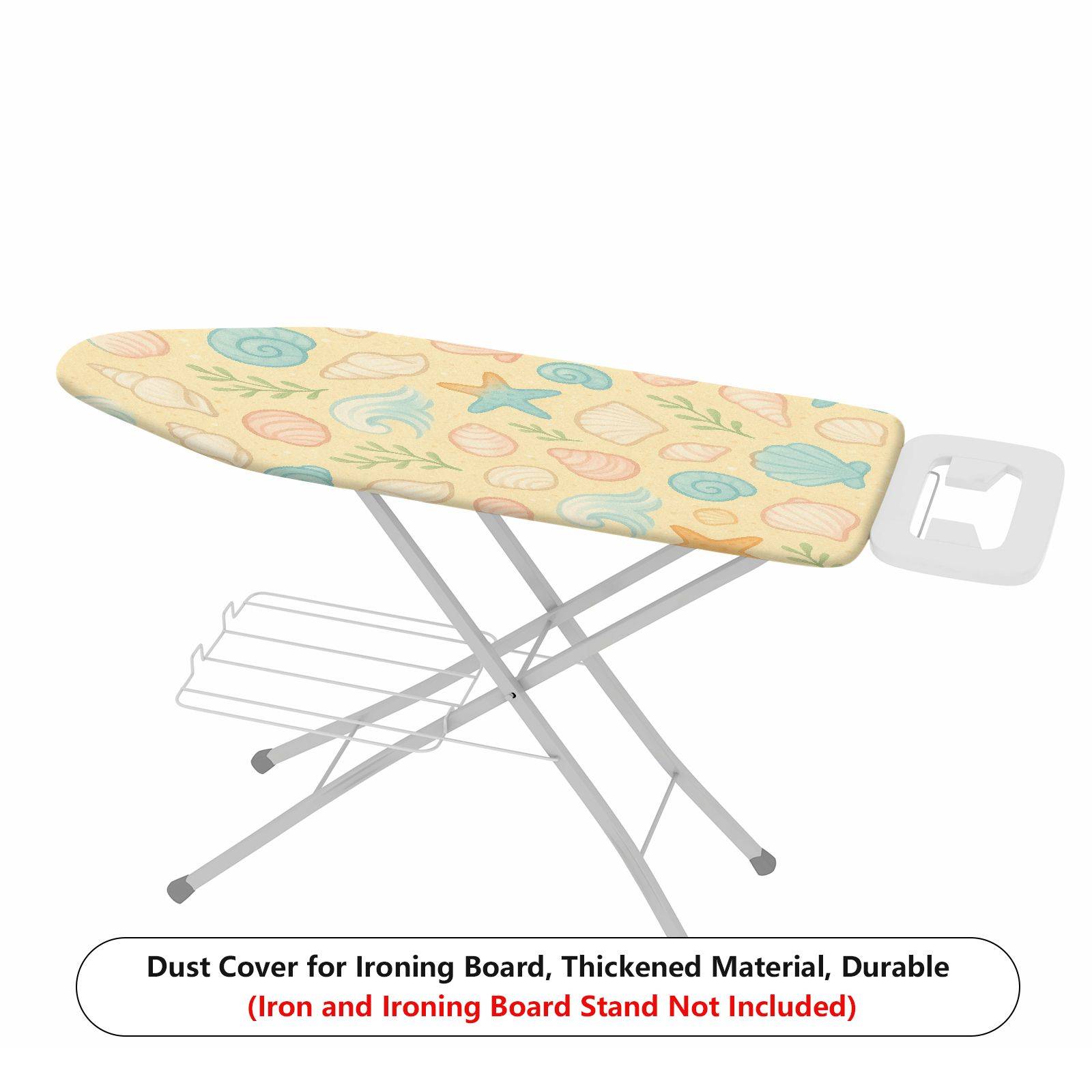 1-Piece Sea Shell Starfish Wave  Ironing Board Cover, Universal Size, Without Board