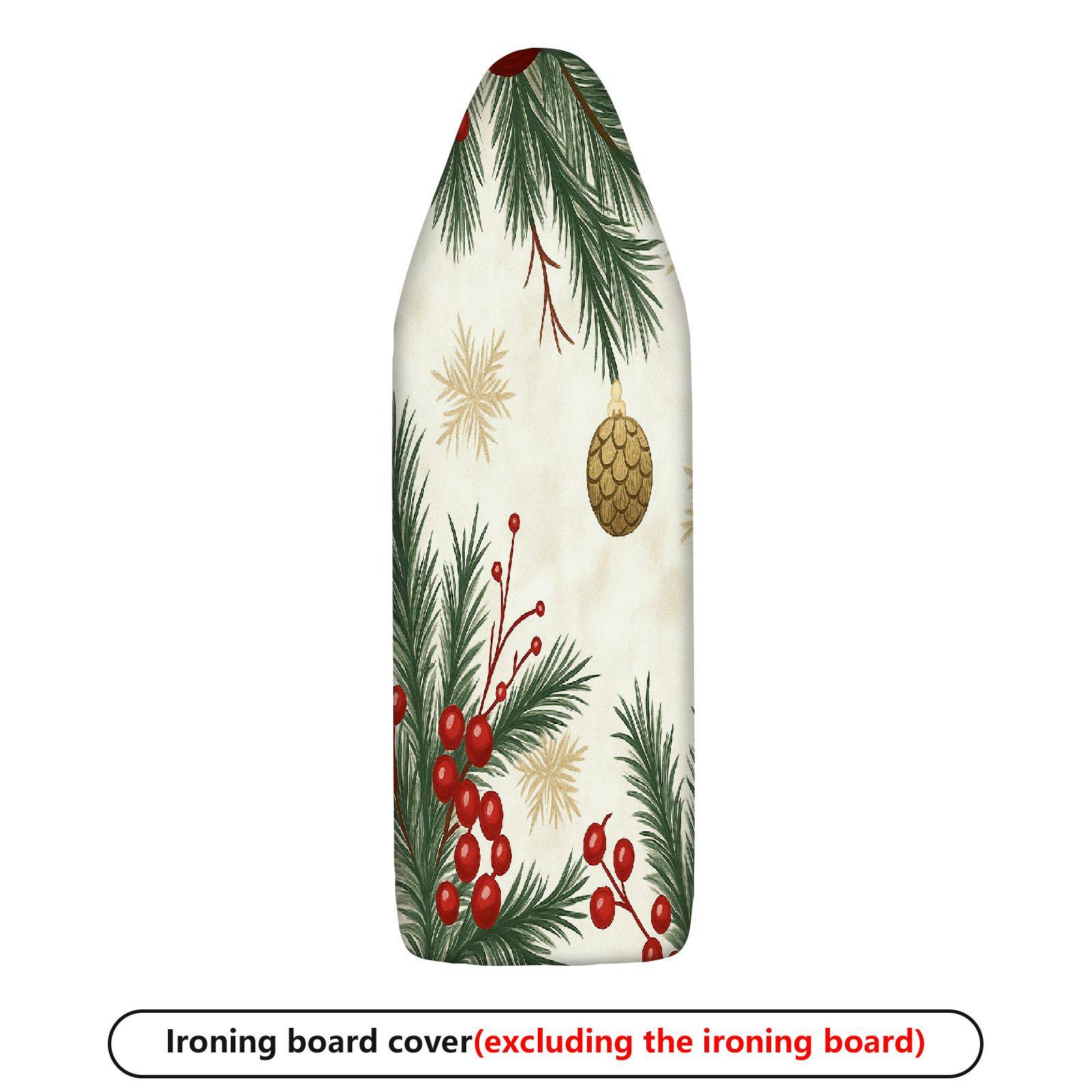 1-Piece Christmas Holiday Festive  Ironing Board Cover, Universal Size, Without Board
