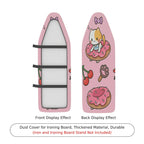 1-Piece Cat Donut Cherry  Ironing Board Cover, Universal Size, Without Board