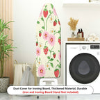 1-Piece Floral Strawberry Botanical  Ironing Board Cover, Universal Size, Without Board