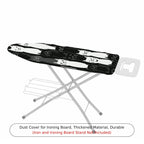 1-Piece Cat Pattern Black White  Ironing Board Cover, Universal Size, Without Board