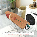 1-Piece Christmas Gingerbread Santa  Ironing Board Cover, Universal Size, Without Board