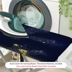 1-Piece Starry Ribbon Twinkle Blue  Ironing Board Cover, Universal Size, Without Board