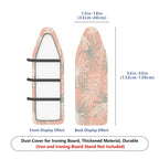 1-Piece Leaf Minimalist Tropical  Ironing Board Cover, Universal Size, Without Board