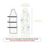1-Piece Cat Flower  Ironing Board Cover, Universal Size, Without Board