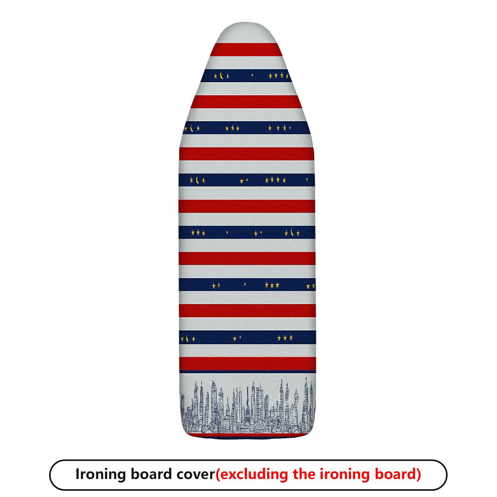 1-Piece American Stars Stripes City  Ironing Board Cover, Universal Size, Without Board