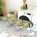 1-Piece Green Bow Star Pattern  Ironing Board Cover, Universal Size, Without Board