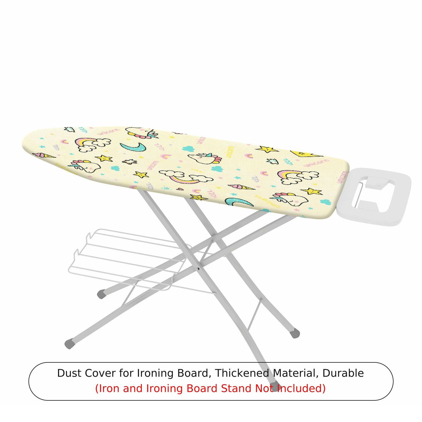 1-Piece Unicorn Cloud Star  Ironing Board Cover, Universal Size, Without Board