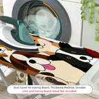 1-Piece Dogs Cute  Ironing Board Cover, Universal Size, Without Board