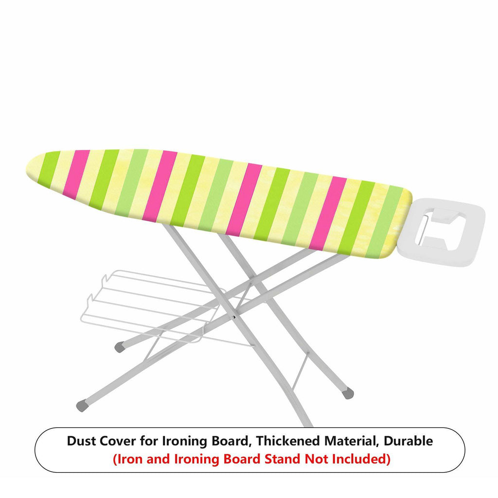 1-Piece Striped Colorful Vibrant  Ironing Board Cover, Universal Size, Without Board