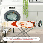 1-Piece Christmas Santa HappyNewYear  Ironing Board Cover, Universal Size, Without Board